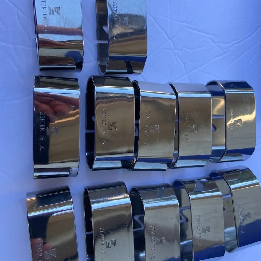 ORIGINAL ZEPTER 12PCS NAPKING RING SET BOX